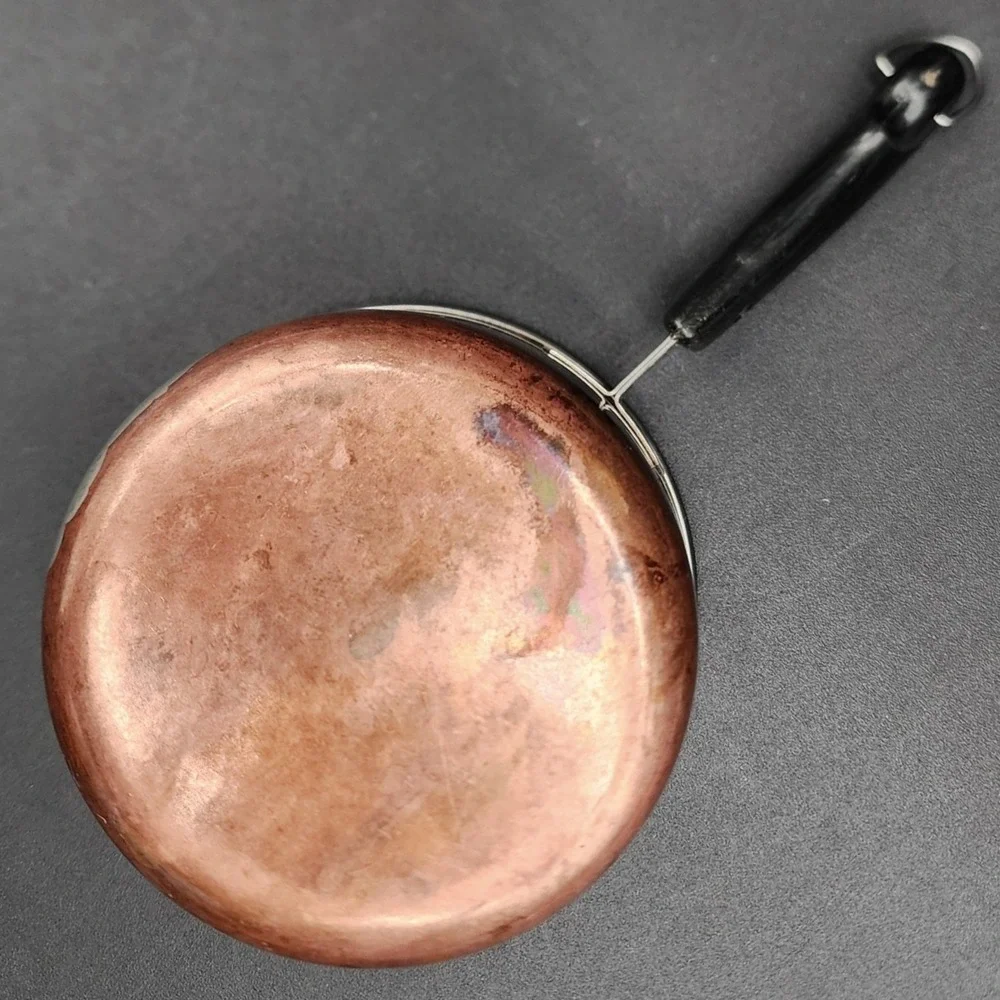Revere Ware 1 Cup Silver Copper Bottom Mini Measuring Pot Vintage Kitchen Decor